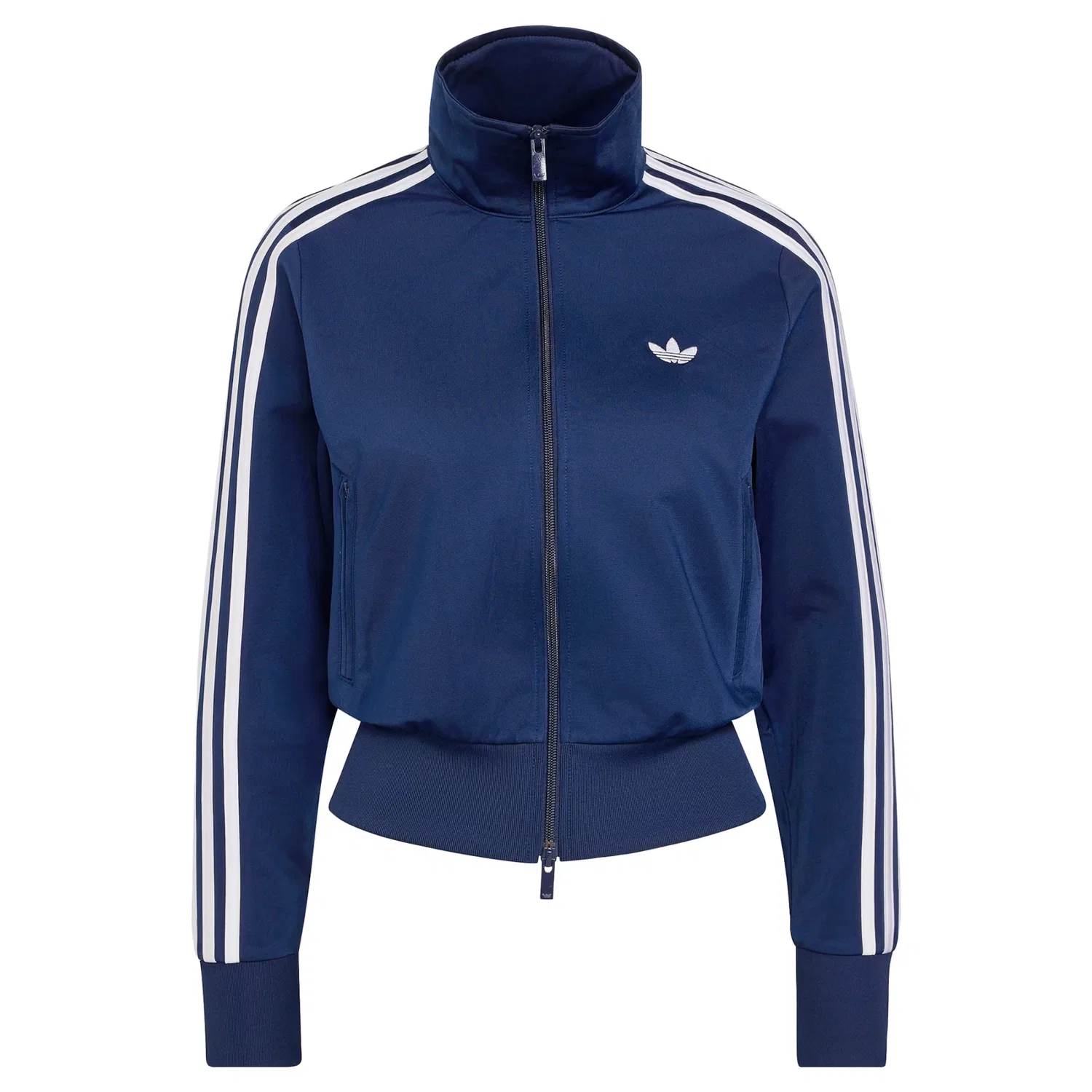 Толстовка на молнии Adidas Originals Firebird Classic темно-синего цвета