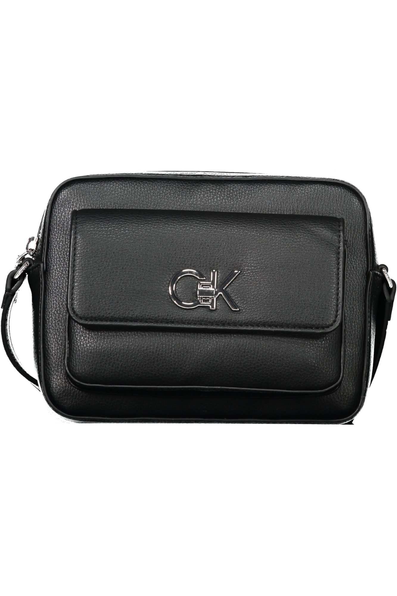 

Женская сумка Calvin Klein через плечо с карманом и монограммой, черный