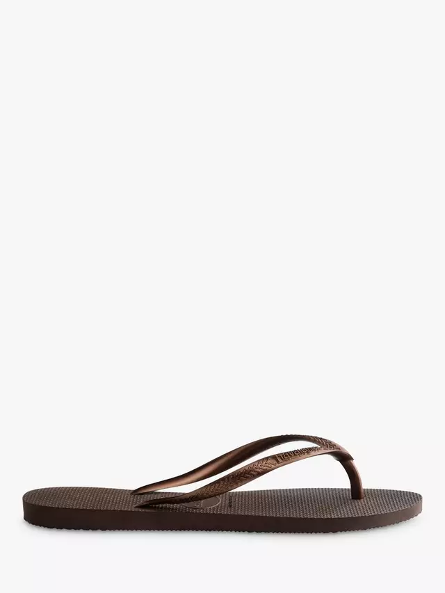 

Шлепанцы Havaianas Slim, цвет dark brown