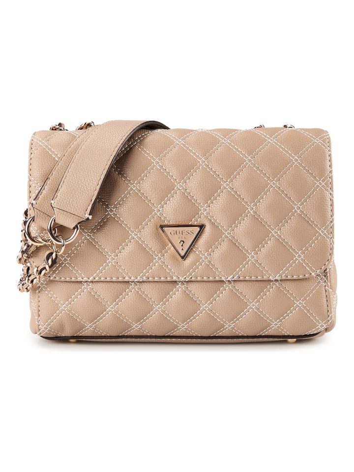 

Guess Сумка Giully через плечо, 25 см, цвет бледно-мокко