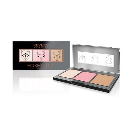 

Палетка для контурирования HD Beauty Pro Contour Palette № 1 идеально подходит для контурирования и хайлайтинга. Revers