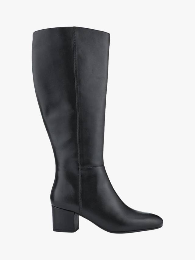 LouLou1 кожаные средне-посадные сапоги до колена Jones Bootmaker, Black Leather