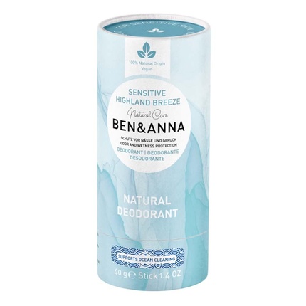 

Ben & Anna Highland Breeze Sensitive Дезодорант в бумажном тюбике, 40 г Ben&Anna