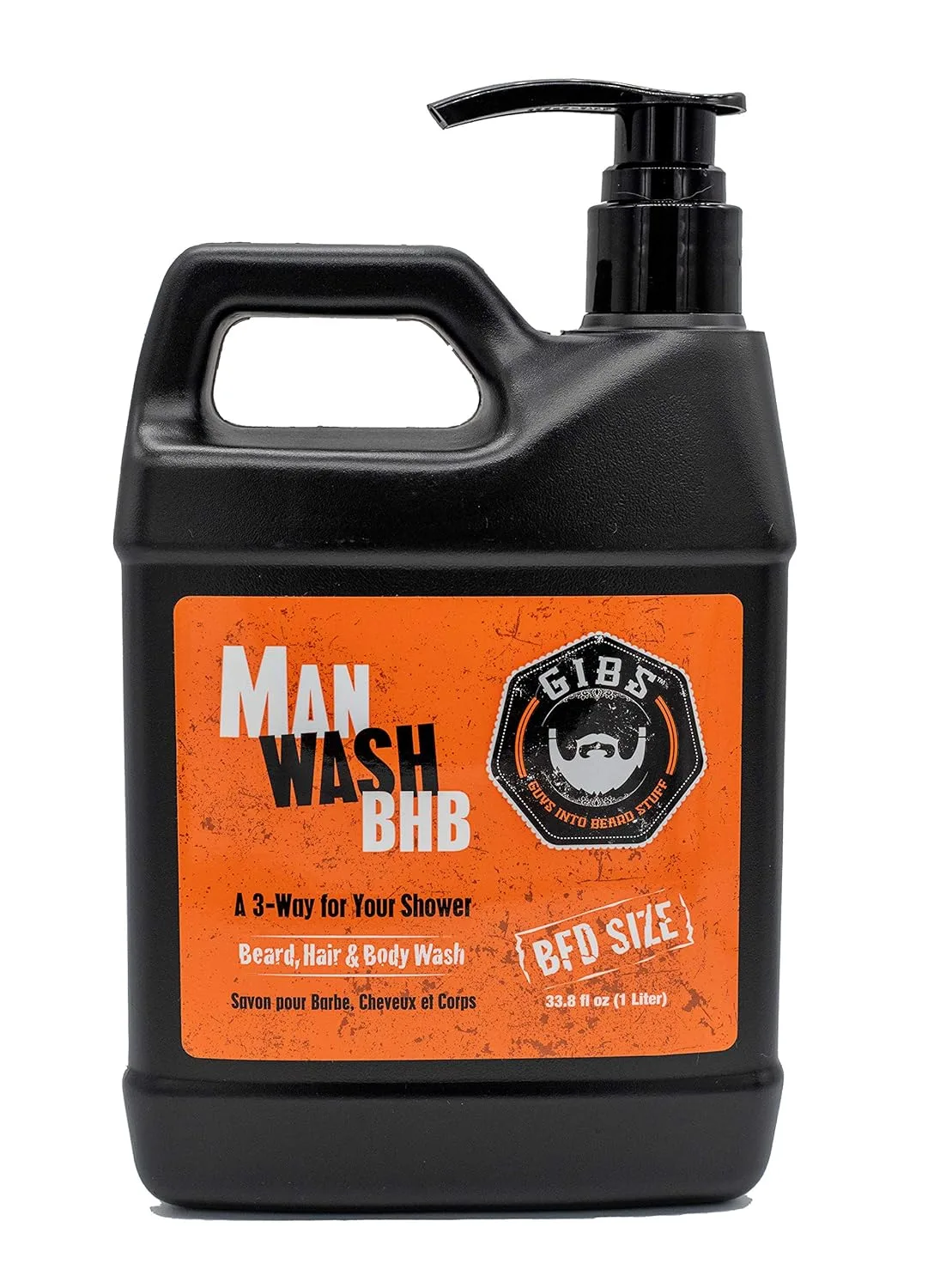 Шампунь и кондиционер для мытья рук GIBS Grooming Man Wash, 33,8 жидких унций. 1000 мл (.) — фото 2