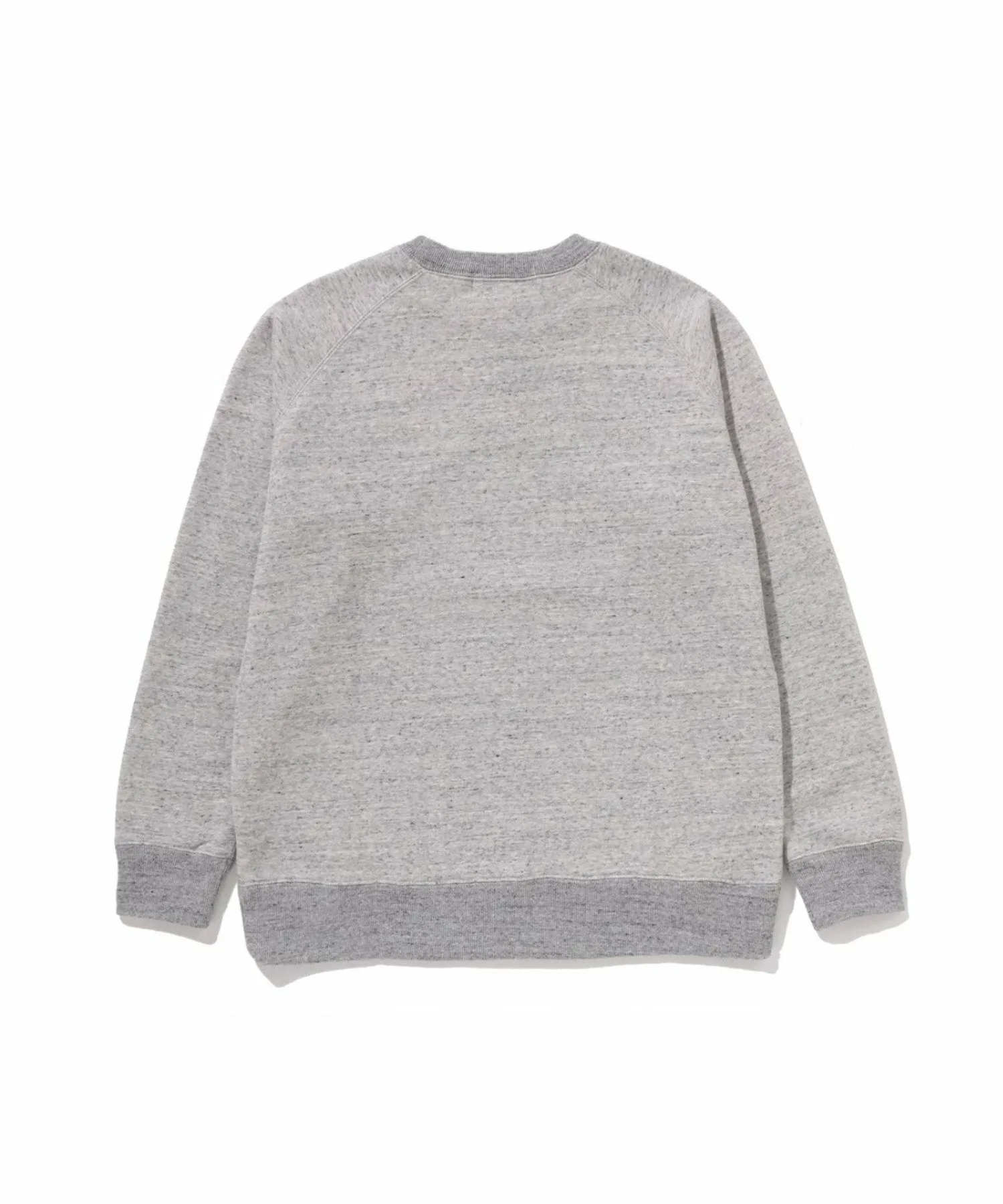 Свободная толстовка с круглым вырезом для колледжа A BATHING APE, GRAY — фото 2