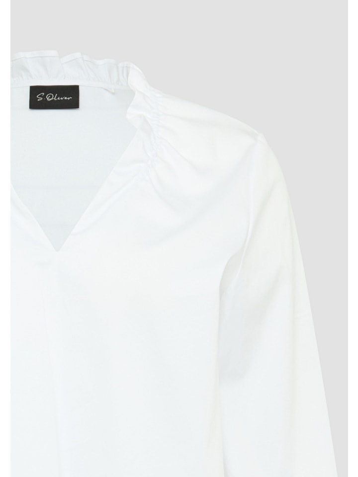 

Блузка s.Oliver BLACK LABEL, белый