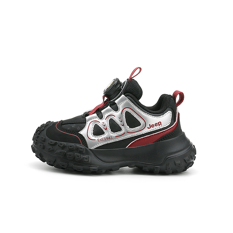 

Детская повседневная обувь для детей Jeep, черный/серебряный