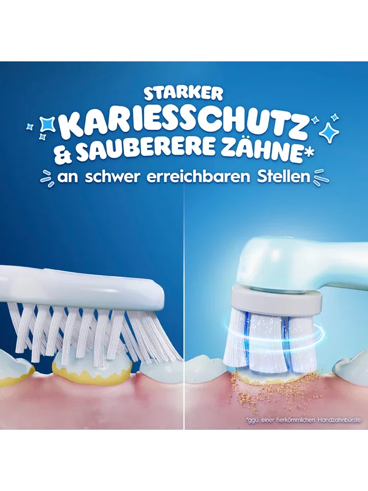 Набор сменных насадок Oral-B iO Kids Stitch голубой — фото 3