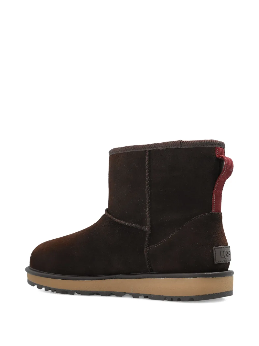 Замшевые ботинки с петлей для натягивания Ugg, коричневый — фото 4