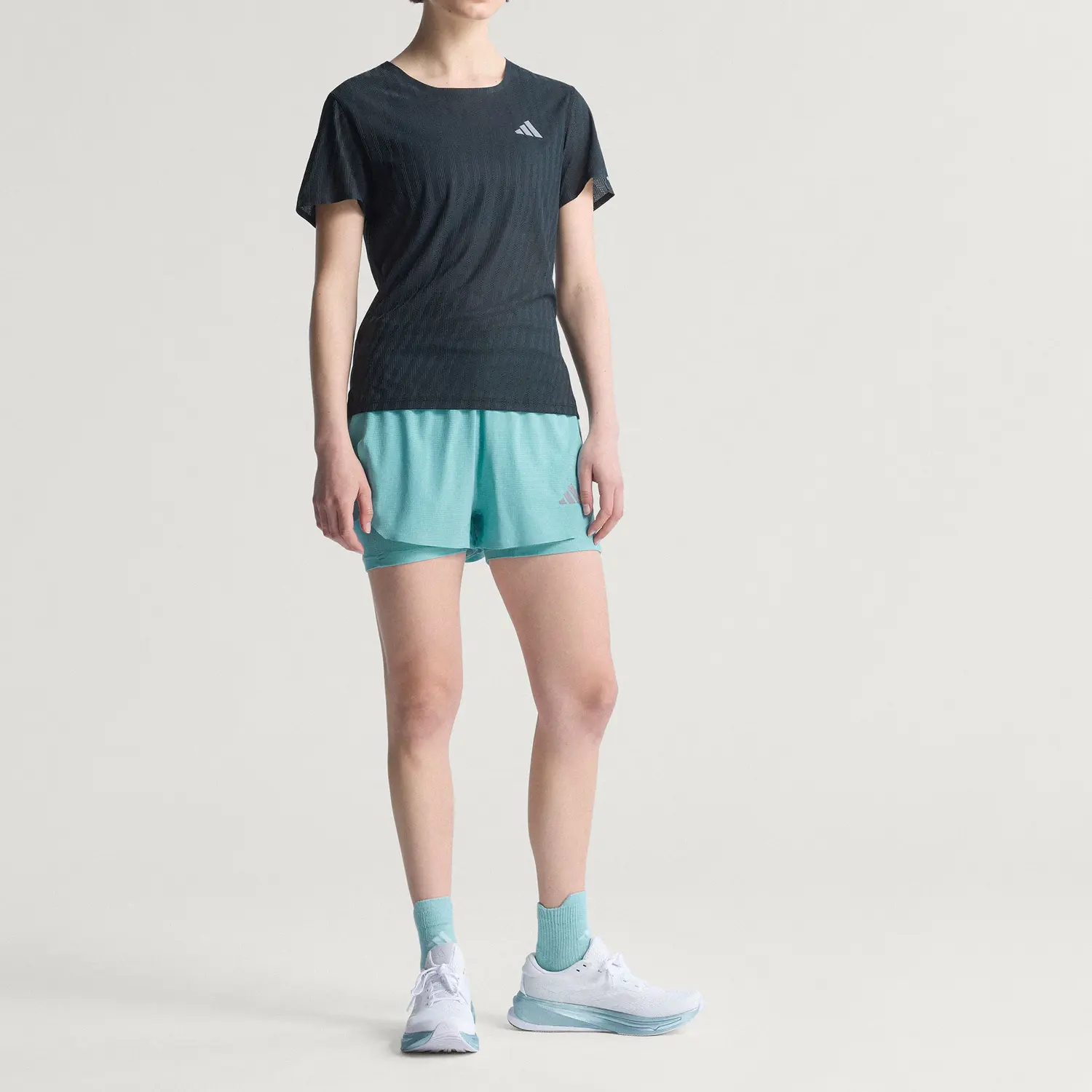 Женские шорты Climacool Sports Adidas, светлая мята — фото 2