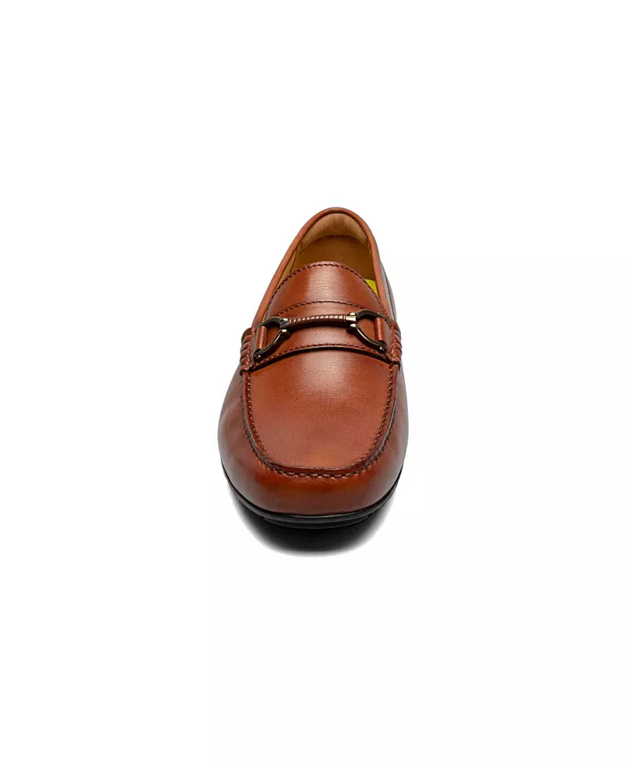 Мужские мокасины Motor Moc Toe Bit Loafer Florsheim, коричневый — фото 4