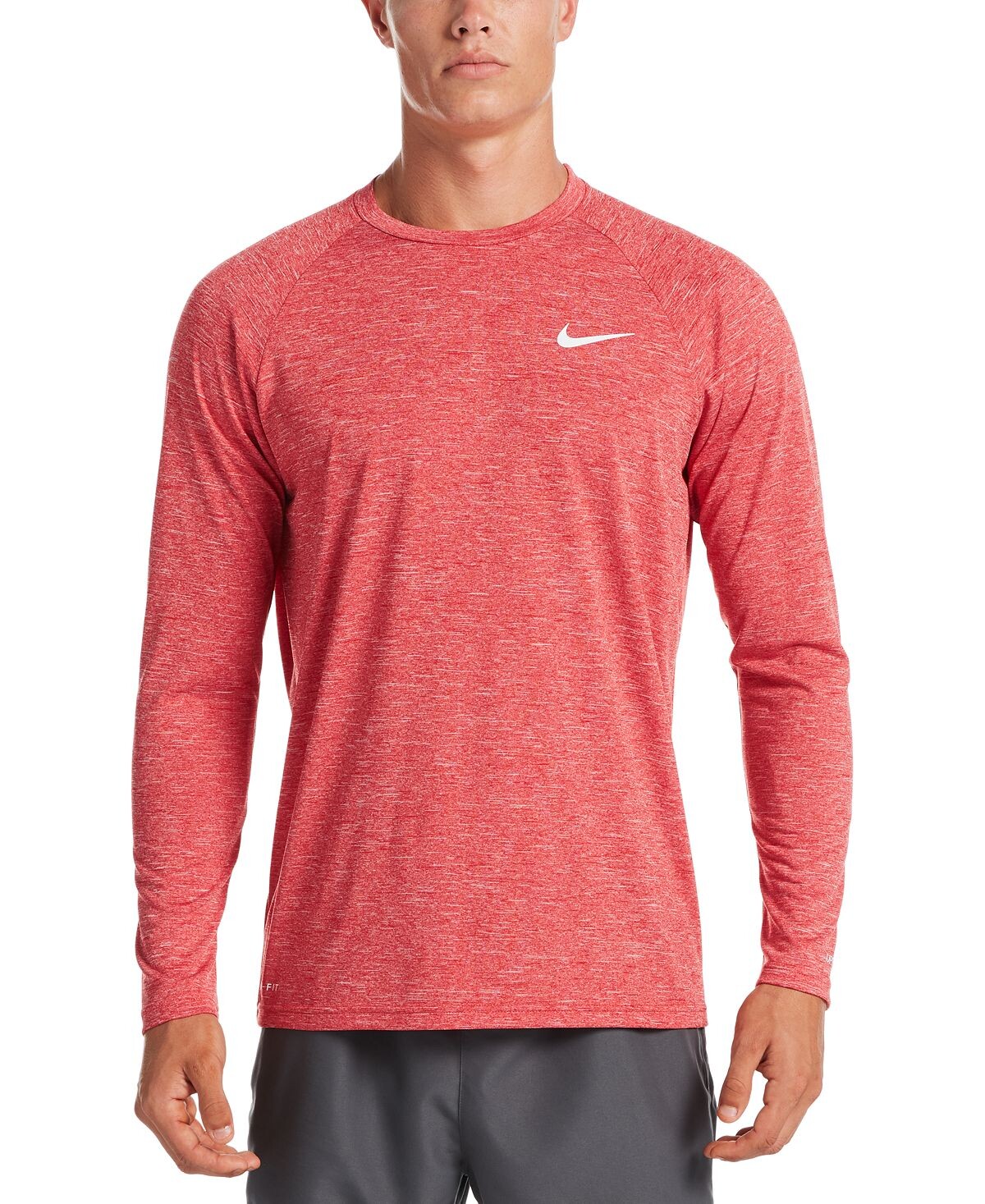 

Мужская футболка для плавания с длинными рукавами Heather Hydroguard Nike