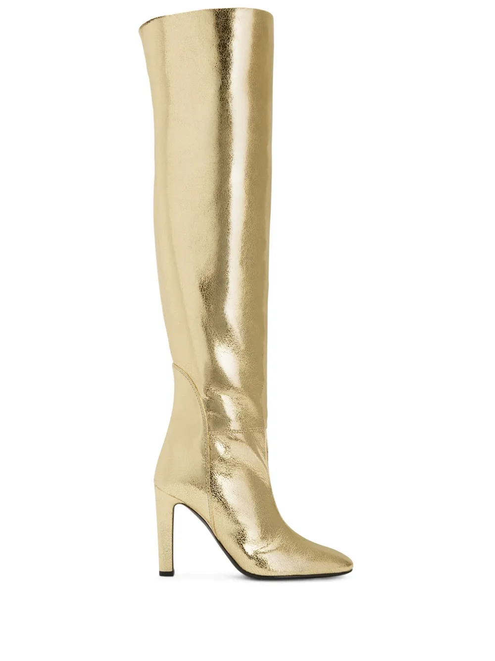Сапоги Hattie 105 с эффектом металлик Giuseppe Zanotti, золотой