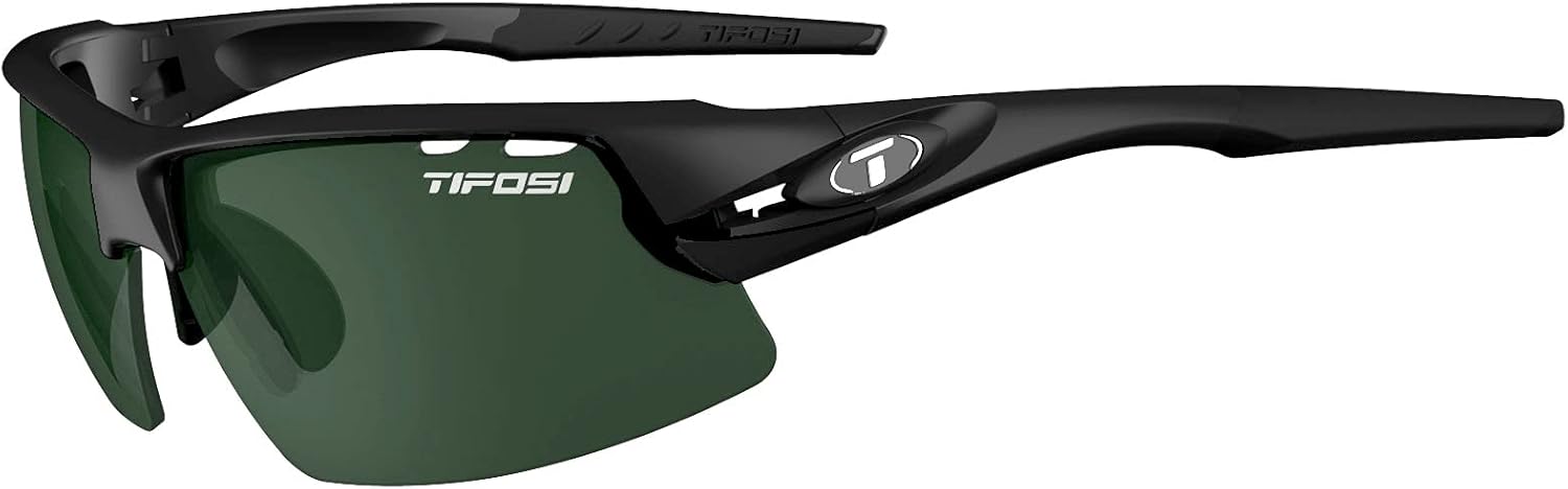 

Спортивные солнцезащитные очки Crit Sport — идеально подходят для бейсбола, крикета, велоспорта, рыбалки, гольфа, пеших прогулок, бега, тенниса и пиклбола Tifosi, Matte Black