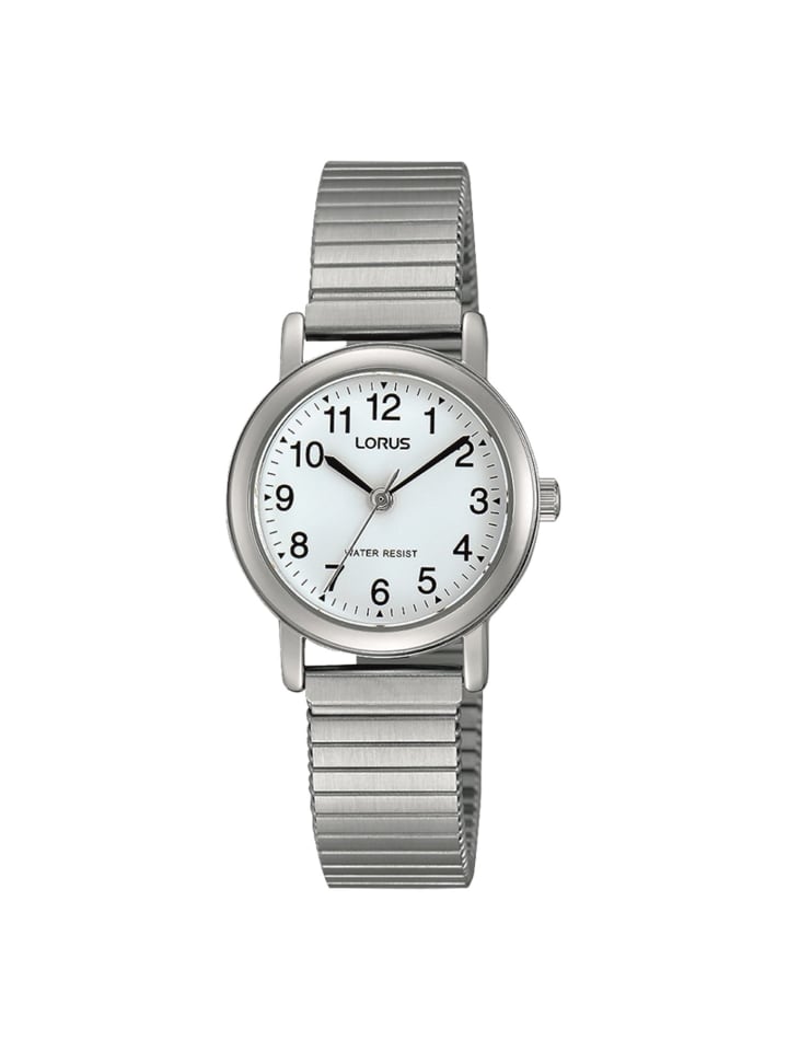 

Кварцевые часы Lorus из серебристой стали