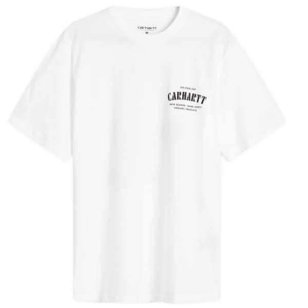 

Футболка с логотипом каталога c Carhartt Wip, белый
