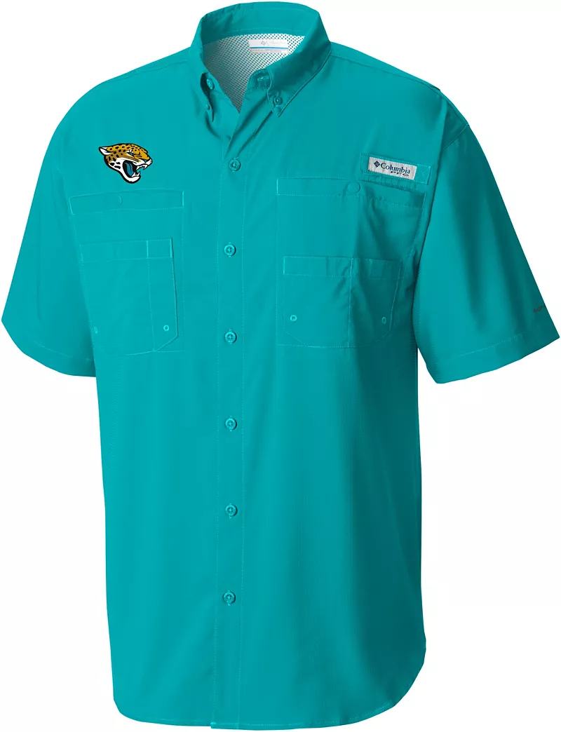 

Мужская темно-бирюзовая футболка Columbia Jacksonville Jaguars Tamiami