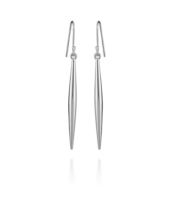 

Серьги-Капли в форме копья серебристого тона Vince Camuto, silver