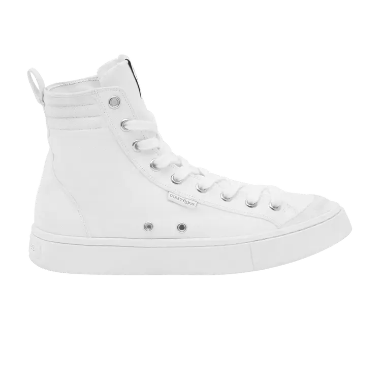 

Кроссовки Courrèges Bitume Canvas Sneaker Heritage White, белый