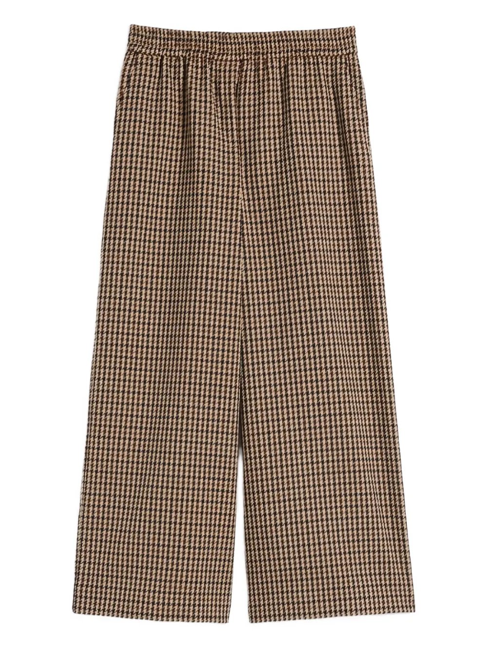 

Брюки с эластичным поясом и узором "гусиная лапка" Weekend Max Mara, нейтральный