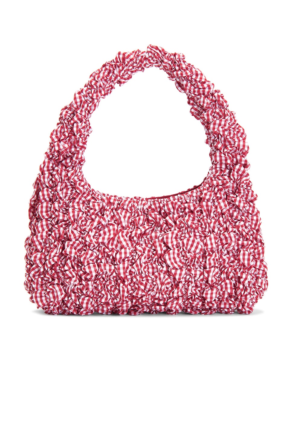 

Сумка-хобо мини со сборками Loeffler Randall, red gingham