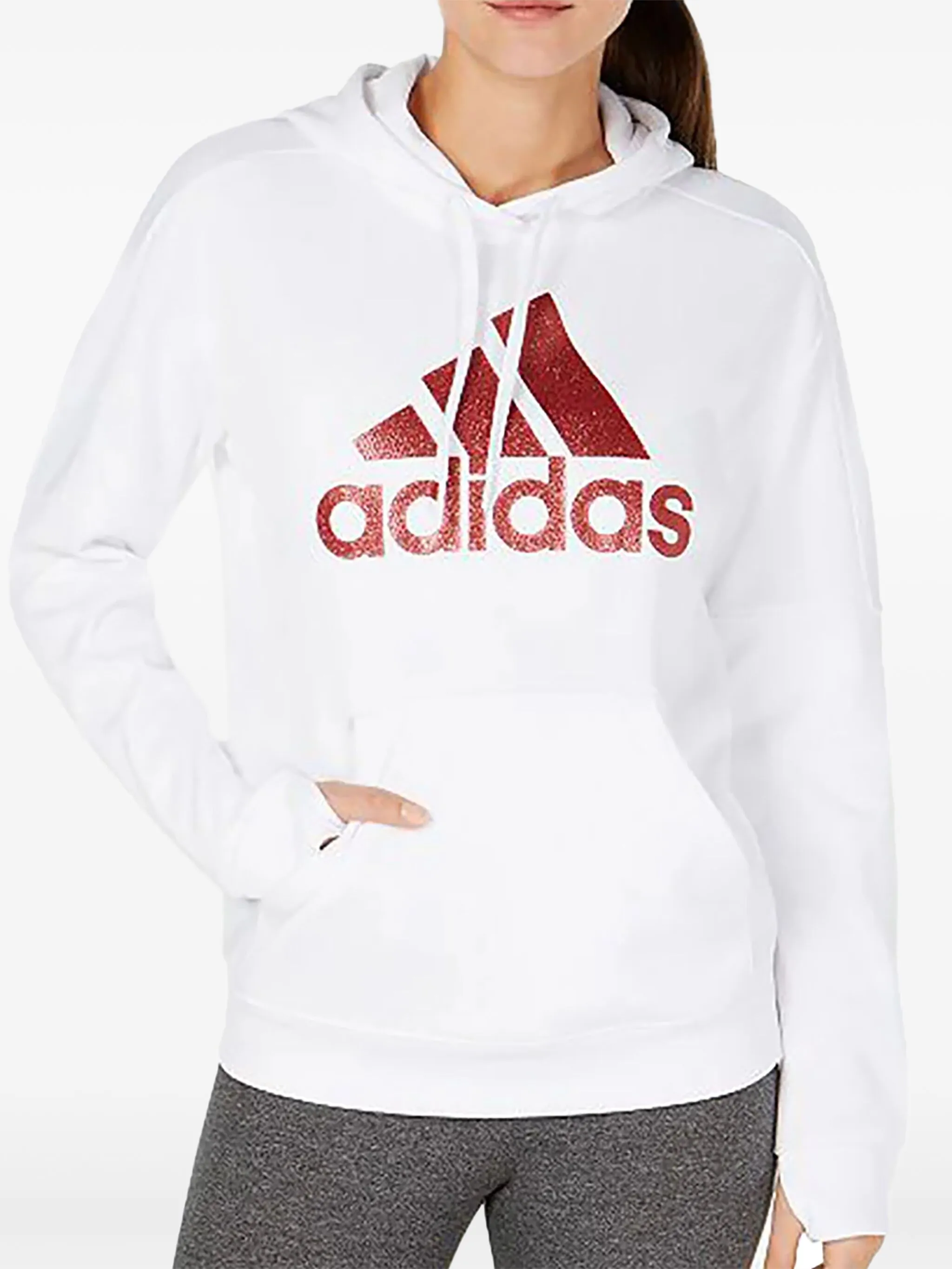 

Худи Originals Shine Logo Adidas, белый