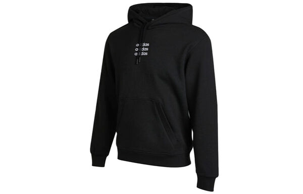 Толстовка neo m ce c+ sports printing logo black Adidas, черный — фото 3