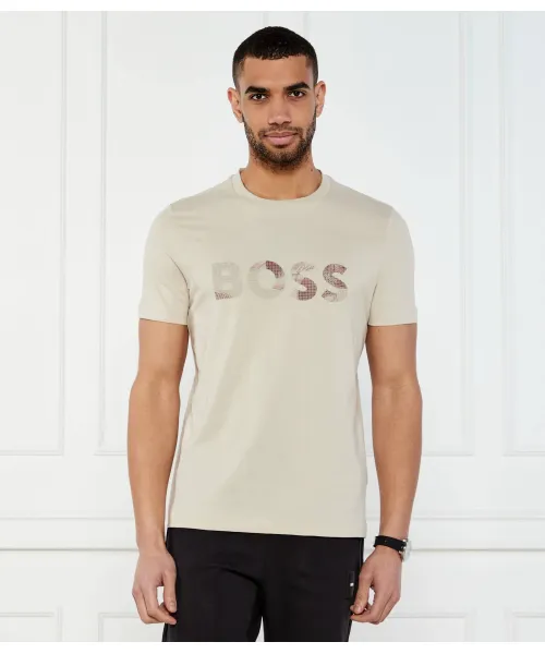 

Футболка «Глэмпинг» Regular fit Boss Green, бежевый