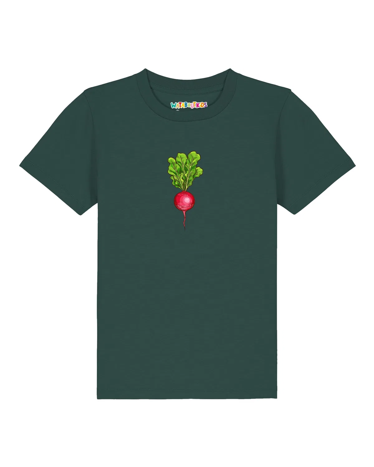 Футболка 'Radieschen' Watabout.Kids, Green/Dark Green
