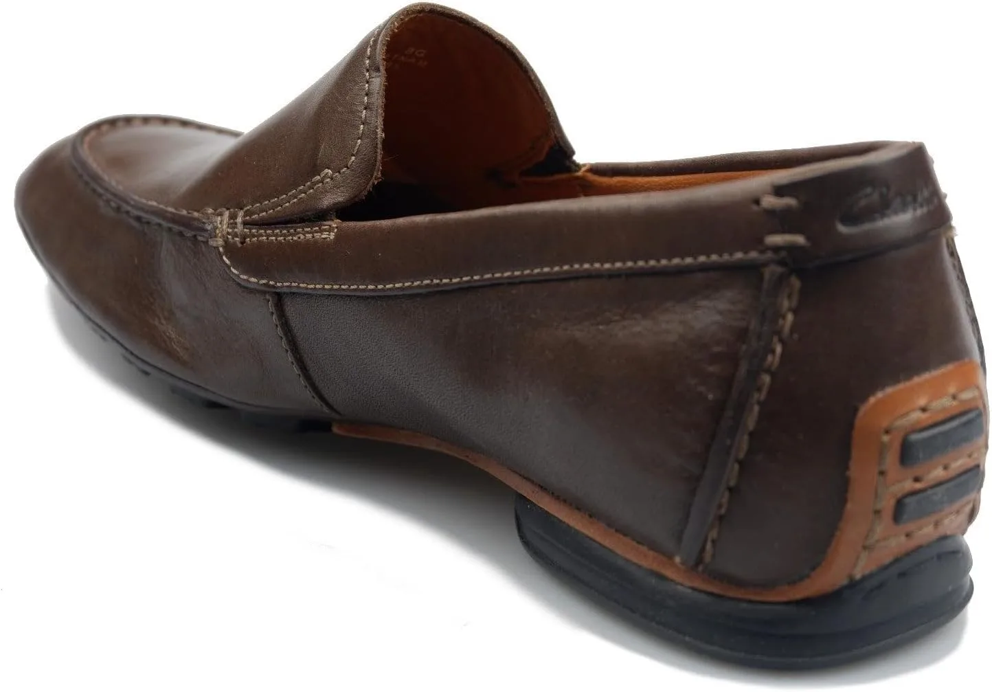 Мужские лоферы Clarks Gear Track, коричневый — фото 2