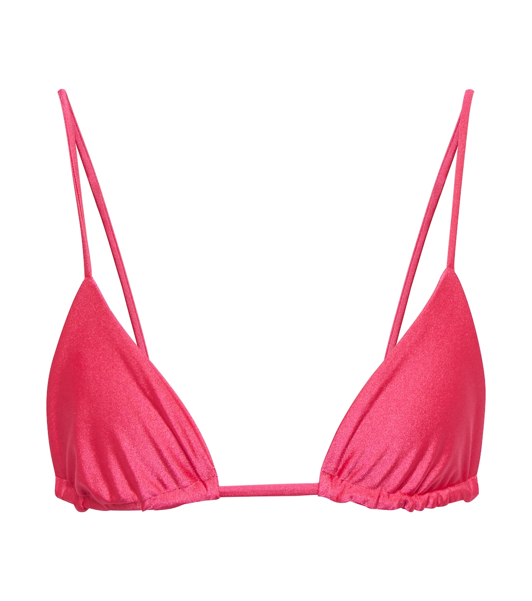 

Через треугольный верх бикини Jade Swim, Pink Sheen