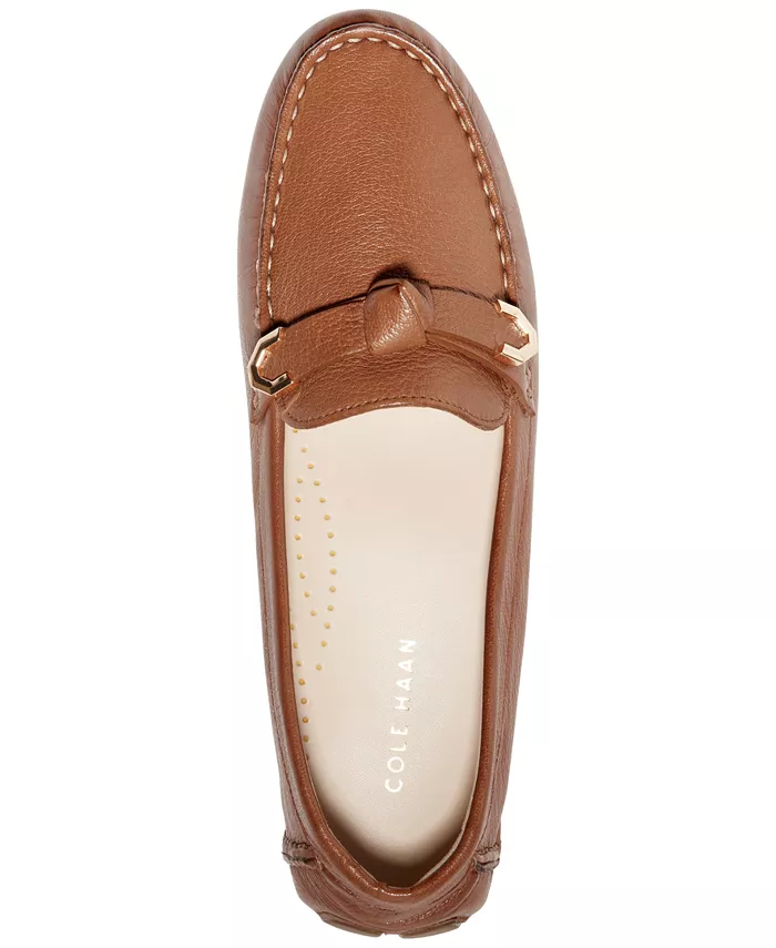 Женские лоферы Evelyn Bow Driver Cole Haan, коричневый — фото 4