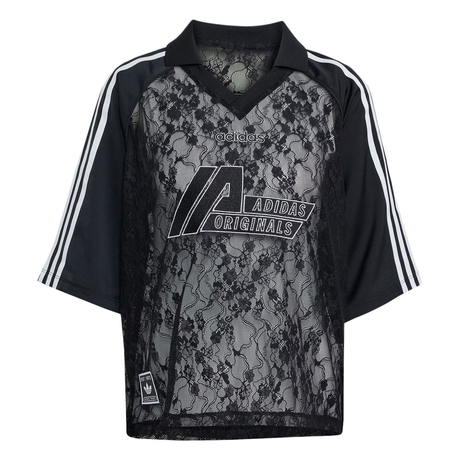 

Футболка Lace Jersey Adidas Originals, черный