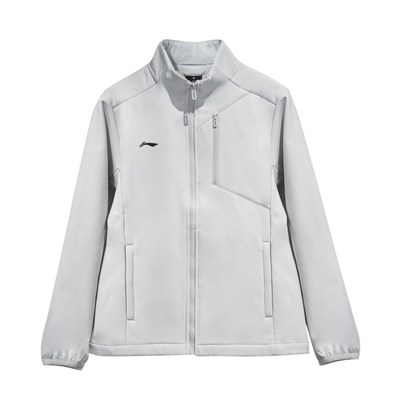 

LINING Унисекс куртка бело-серая, White Gray