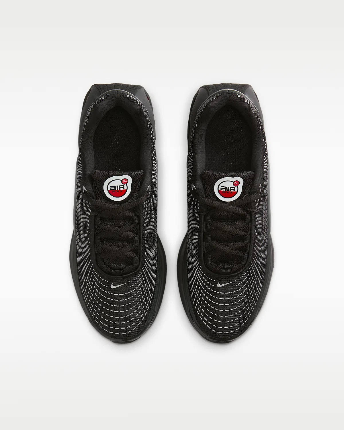 Кроссовки Nike Air Max Dn для старших детей, Black/Black/Metallic Silver/University Red — фото 4