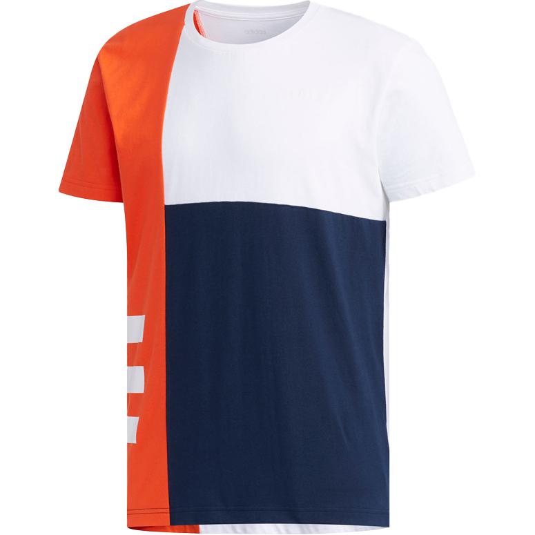 

Adidas Neo Футболка мужская белая/синяя студенческого цвета