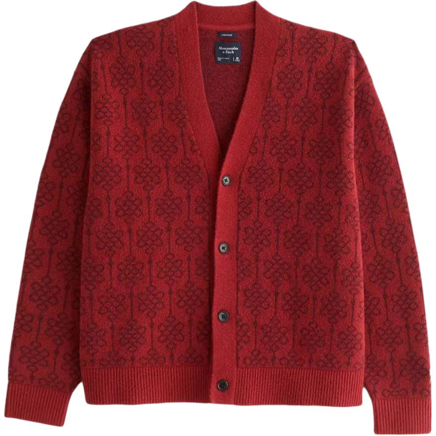 

Мужская трикотажная одежда Abercrombie＆Fitch, красный