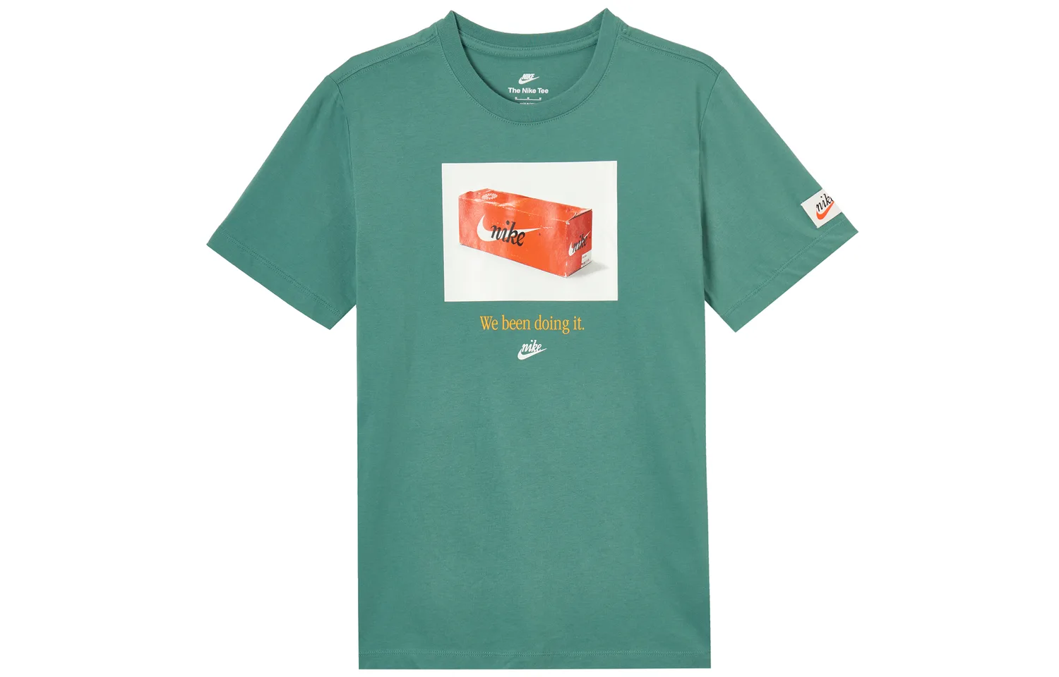 Футболка мужская павлин грин Nike, Peacock Green