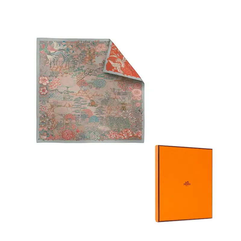 

HERMES Шёлковый платок женский разноцветный, Multicolor