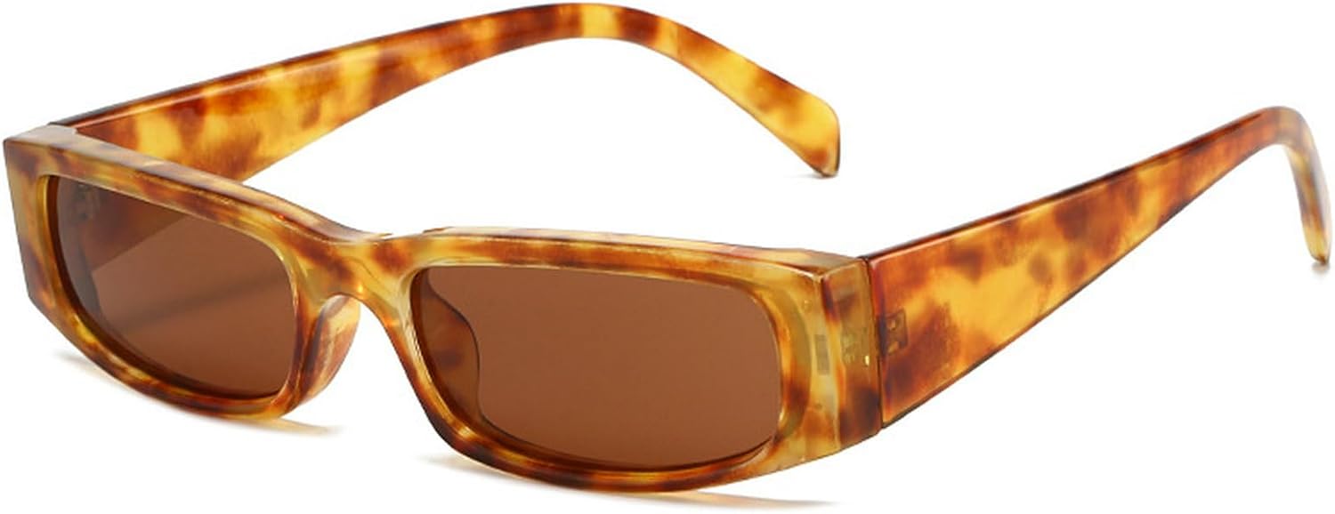 

Солнцезащитные очки в стиле ретро прямоугольной формы для женщин и мужчин, 90-е годы, маленькие винтажные квадратные солнцезащитные очки, модные прямоугольные очки mincl, C3