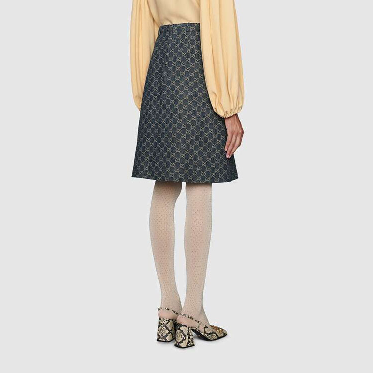 Юбка женская Gucci, синий — фото 3