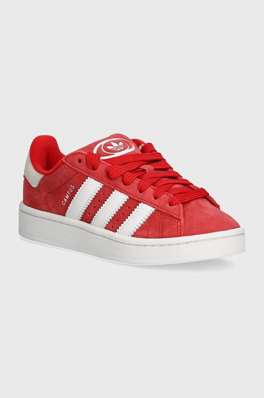 Кожаные кроссовки adidas Originals Campus 00s J, красный