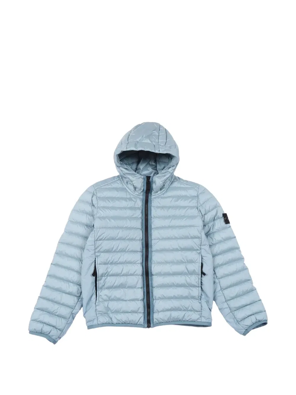 Пуховик с капюшоном Vera Piuma Stone Island Junior, синий