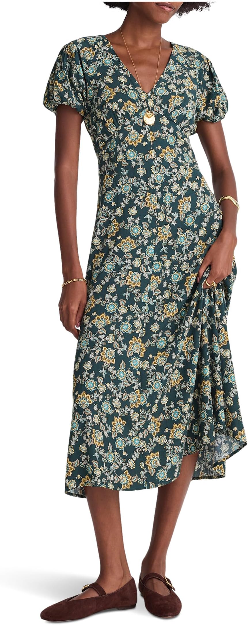 

Платье Madewell Darya Dress - Viscose Crepe, цвет Mineral Blue