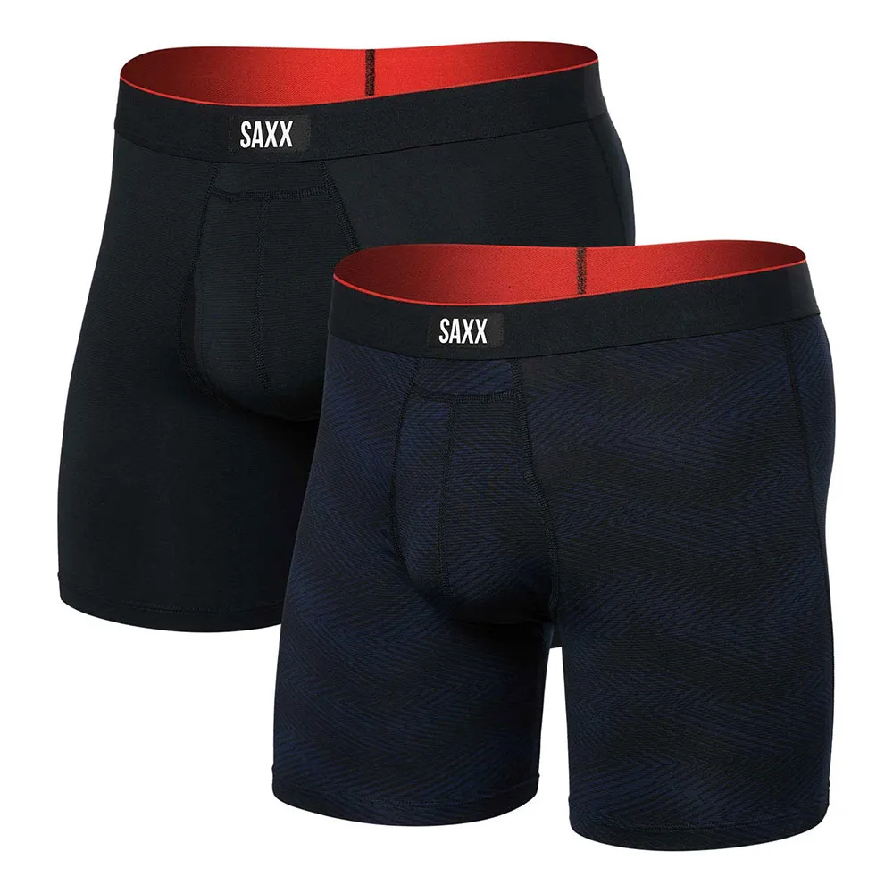 

Трусы-боксеры SAXX Underwear Multi-Sport Mesh Brief Fly 2 units, черный