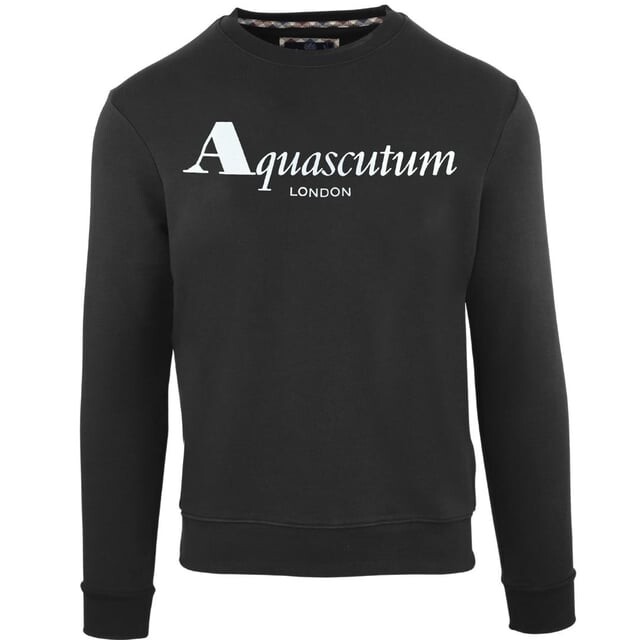 

Толстовка с ярким логотипом London Aquascutum, черный