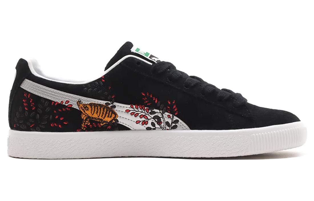 PUMA Клайд Атмос Ханадфуда — черно-белые, цвет Black White — фото 2