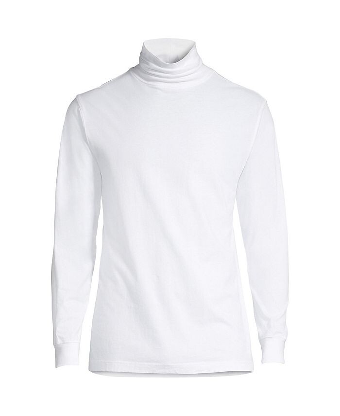 

Мужская футболка с водолазкой Super-T Lands' End, цвет White