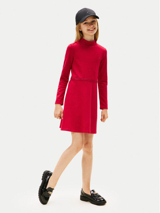 

Повседневное платье regular fit Essential Skater KG0KG08790 D Tommy Hilfiger, красный