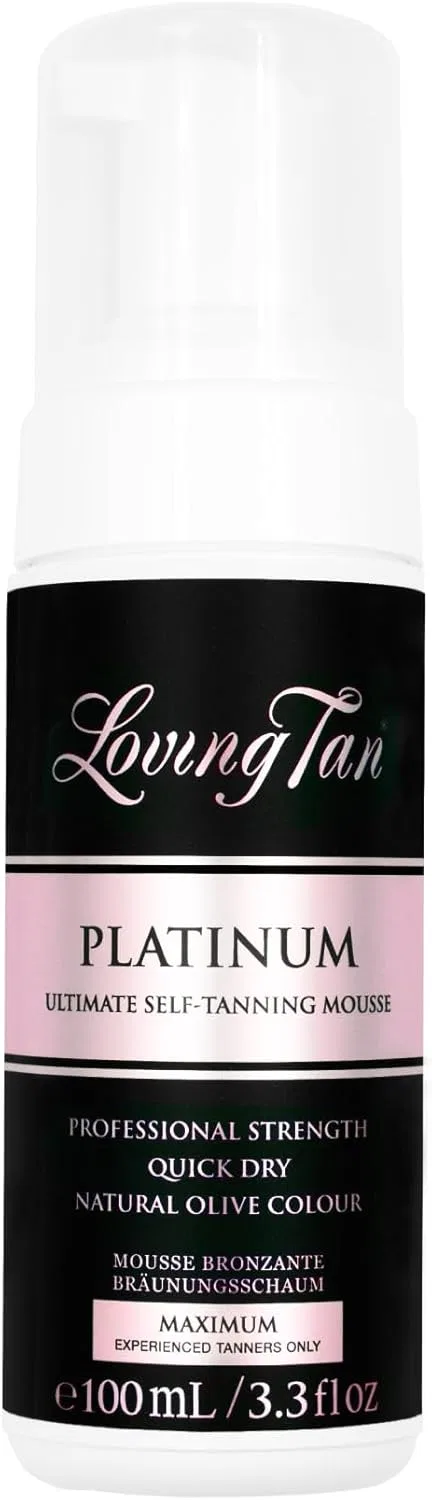 Автозагар мусс Loving Tan Platinum Dark, 3.3 fl oz